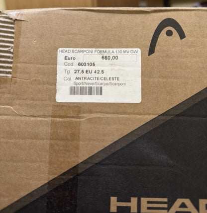 Scarponi Head Formula 130 GW performance b tg 27.5 usati