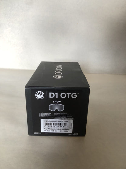 Maschera snow DRAGON D1 Otg Gumsole - Taglia Unica nuovo