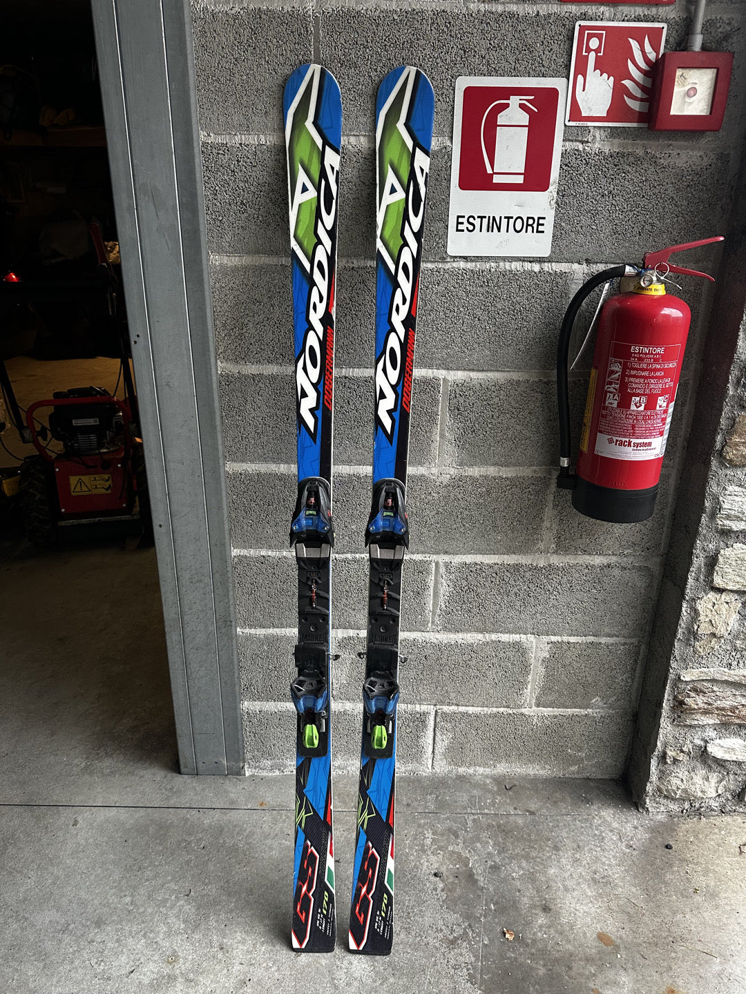 Sci Nordica da gara GS WC 170 cm r17 usati