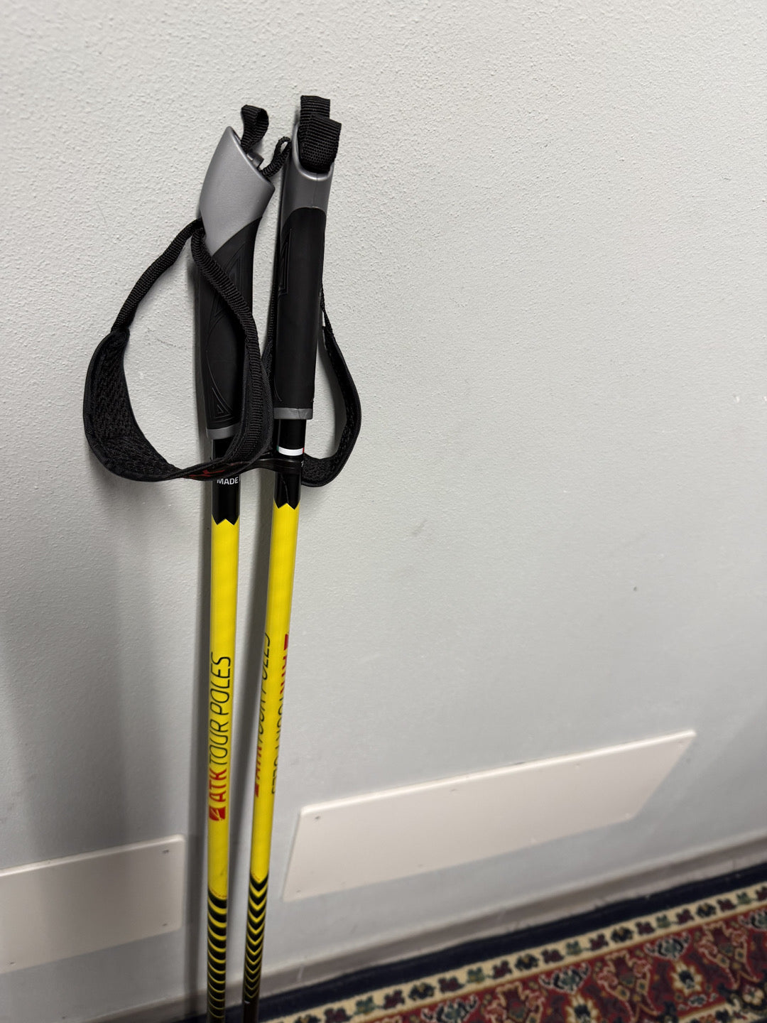 Bastoncini sci racchette Atk tour poles 120 cm usati