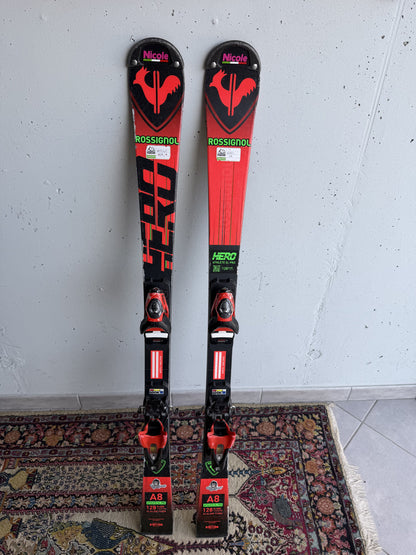Sci Rossignol hero athlete sl pro 128 Usati