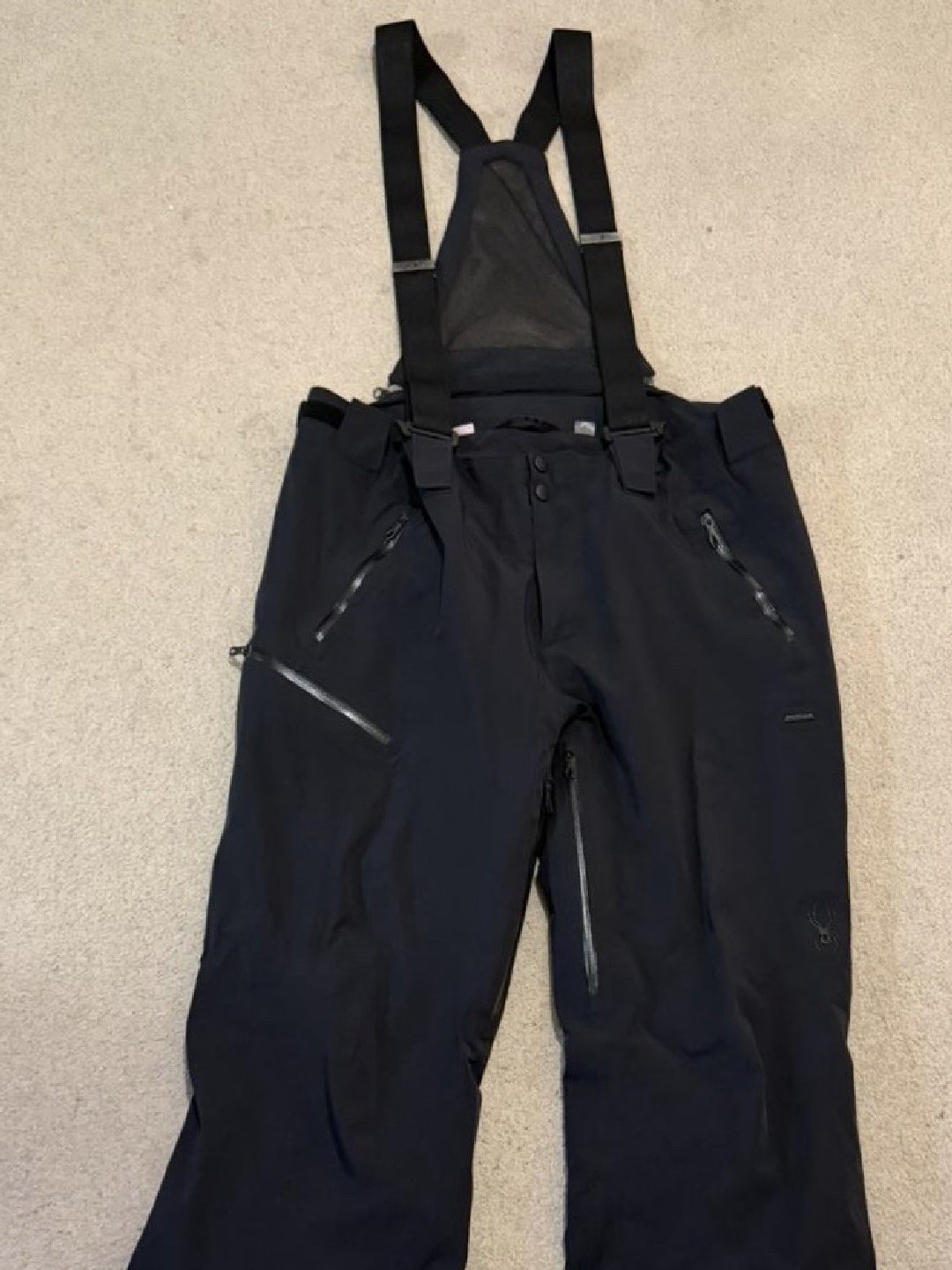 Pantoloni Sci Spyder - Taglia 52 - Nero usati