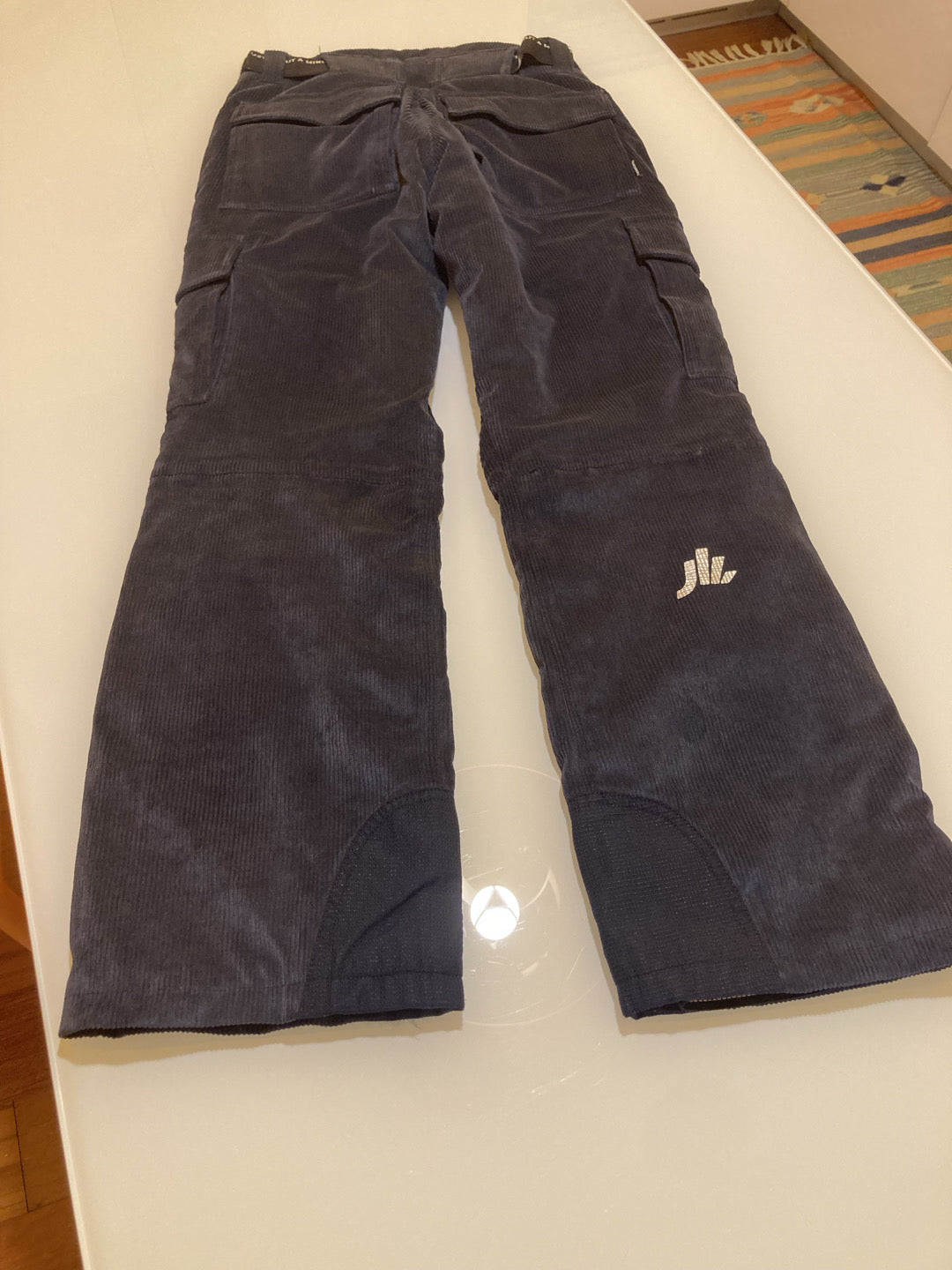 pantalone sci jaam taglia L cargo velluto blu USATO