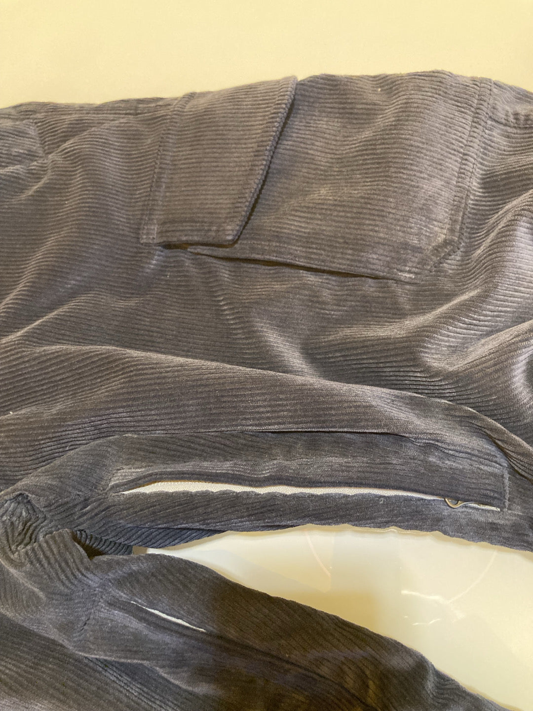 pantalone sci jaam taglia L cargo velluto blu USATO