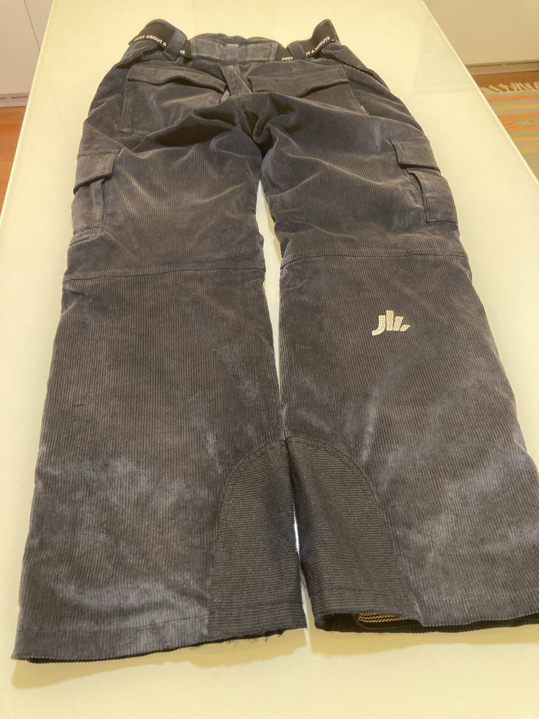 pantalone sci jaam taglia L cargo velluto blu USATO
