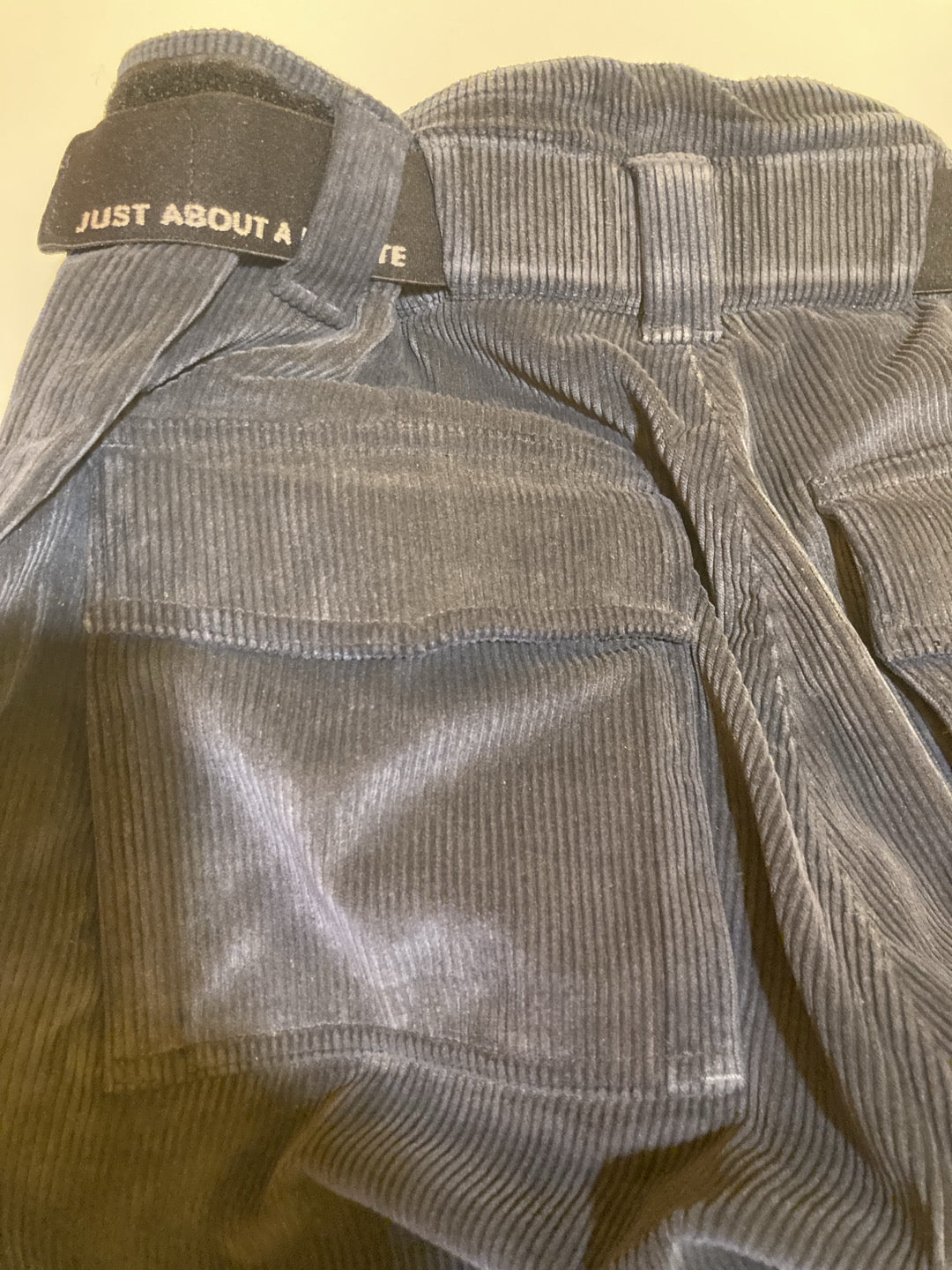 pantalone sci jaam taglia L cargo velluto blu USATO