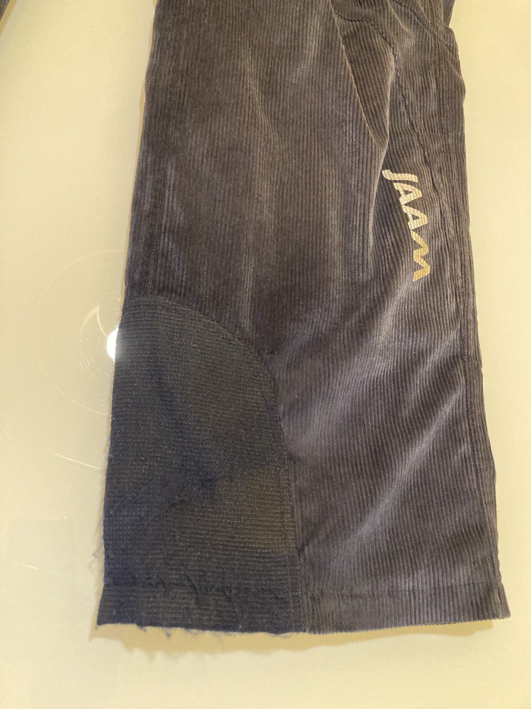 pantalone sci jaam taglia L cargo velluto blu USATO