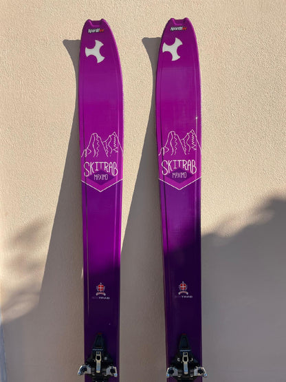 Sci alpinismo Skitrab Maximo 60 178cm + Dynafit e Pelli usati