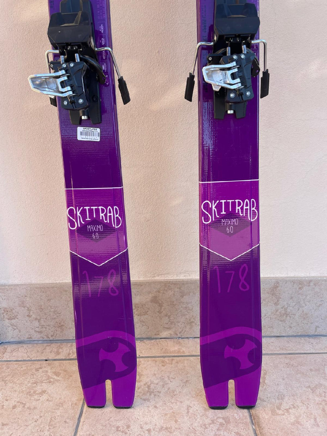 Sci alpinismo Skitrab Maximo 60 178cm + Dynafit e Pelli usati