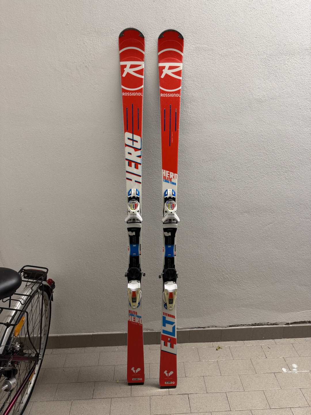SCI ROSSIGNOL HERO ELITE LT TI 176 + ATTACCHI LOOK usati