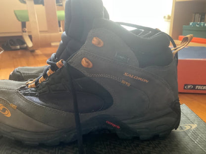2x scarponcini trekking Salomon e Tecnica tg. 42