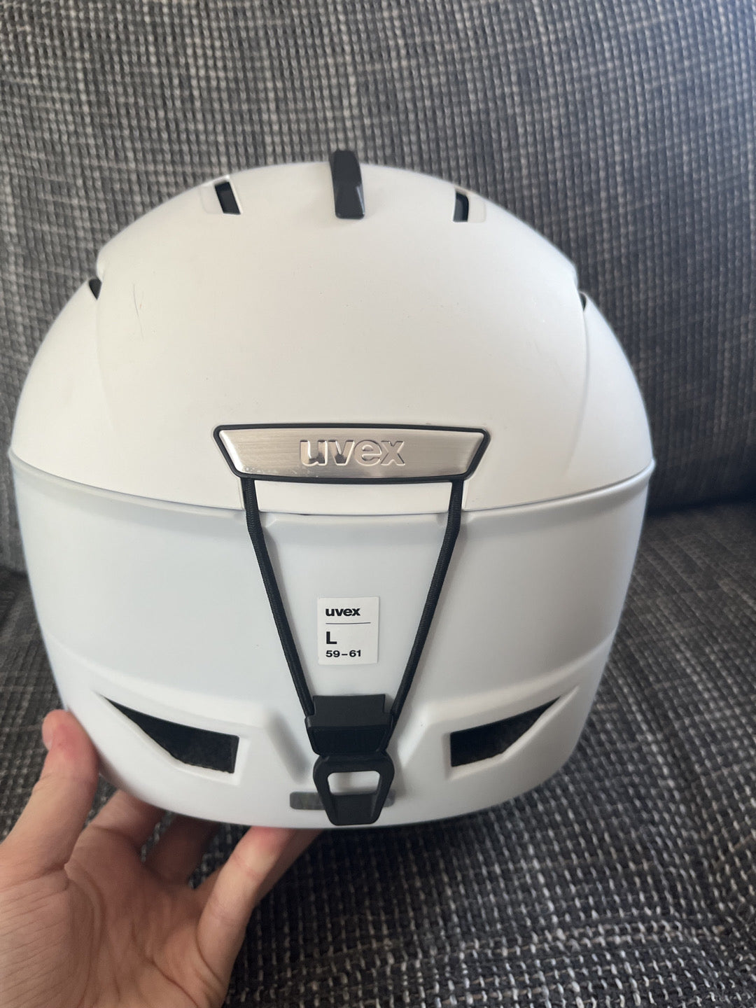 Casco da sci Uvex modello Gravitate bianco opaco tg L (59-61 cm)