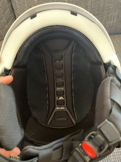 Casco da sci Uvex modello Gravitate bianco opaco tg L (59-61 cm)