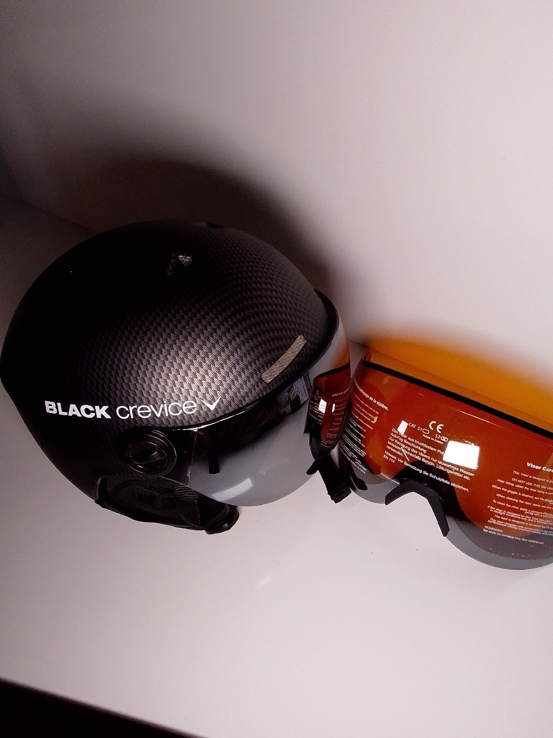 Casco sci Black Cervice Arlberg tg S/M (54-57cm) NUOVO