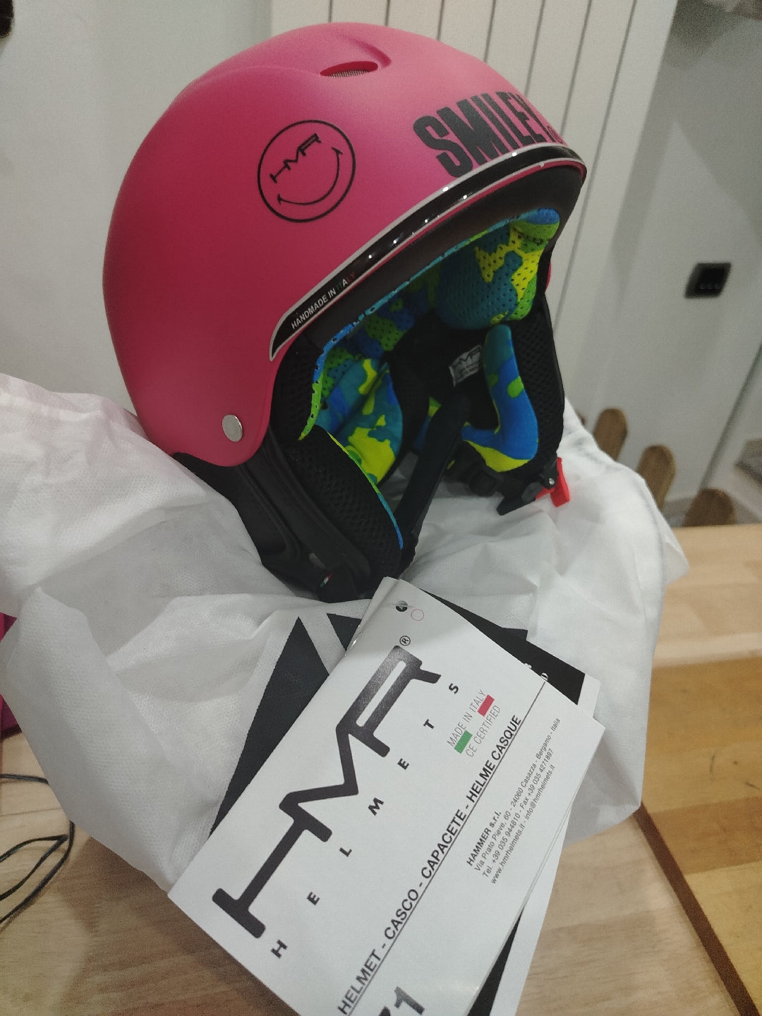 Casco sci bambina nuovo