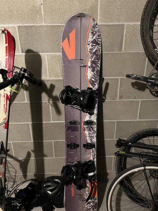 Splitboard Voilè Mojo Rx 166 completa attacchi pelli.
