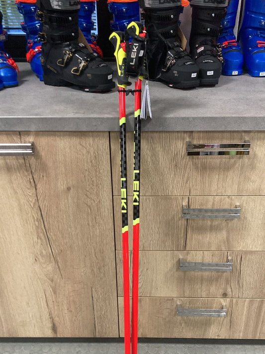 120cm Bastoncini sci Leki WCR Lite SL 3D nuovi