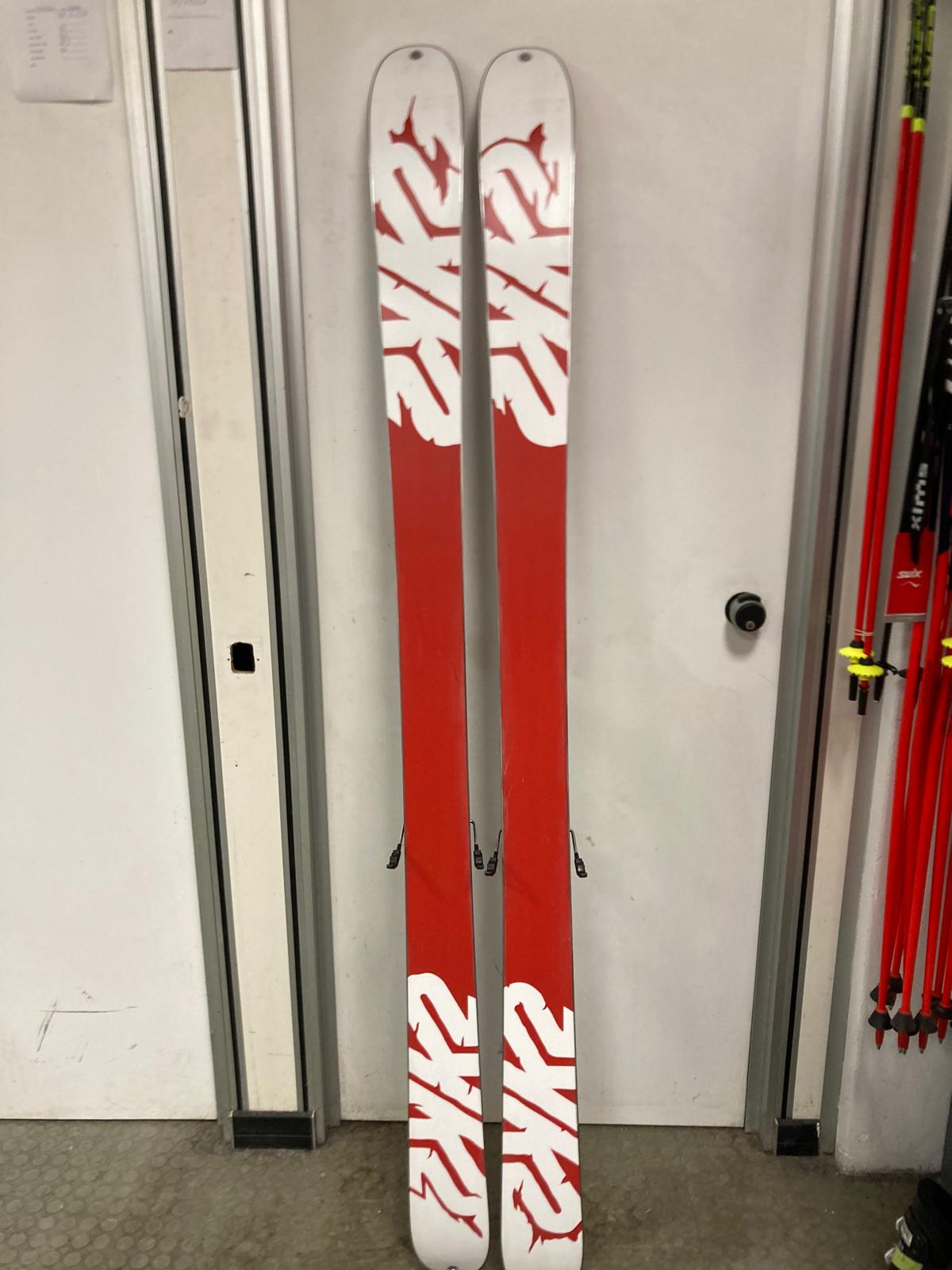 183cm K2 Shreditor 102 + Marker Jester sci freestyle / freeride usati