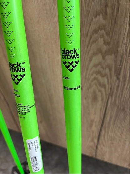 Bastoncini Black Crows Meta 115cm Verdi NUOVI