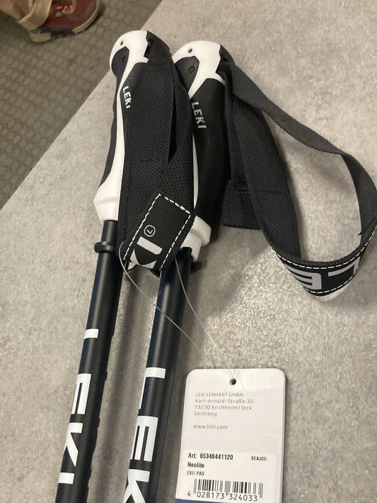 120cm Bastoncini sci Leki Neolite Evo Pas nuovi