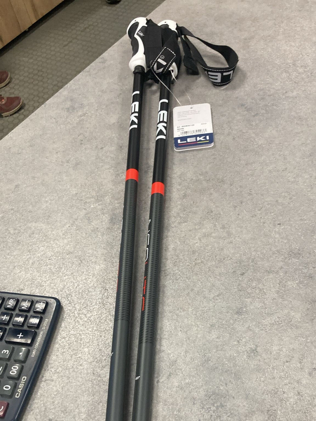 120cm Bastoncini sci Leki Neolite Evo Pas nuovi