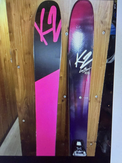 Sci freeride K2 sci Luv Boat 105 177cm + attacco Griffon usati