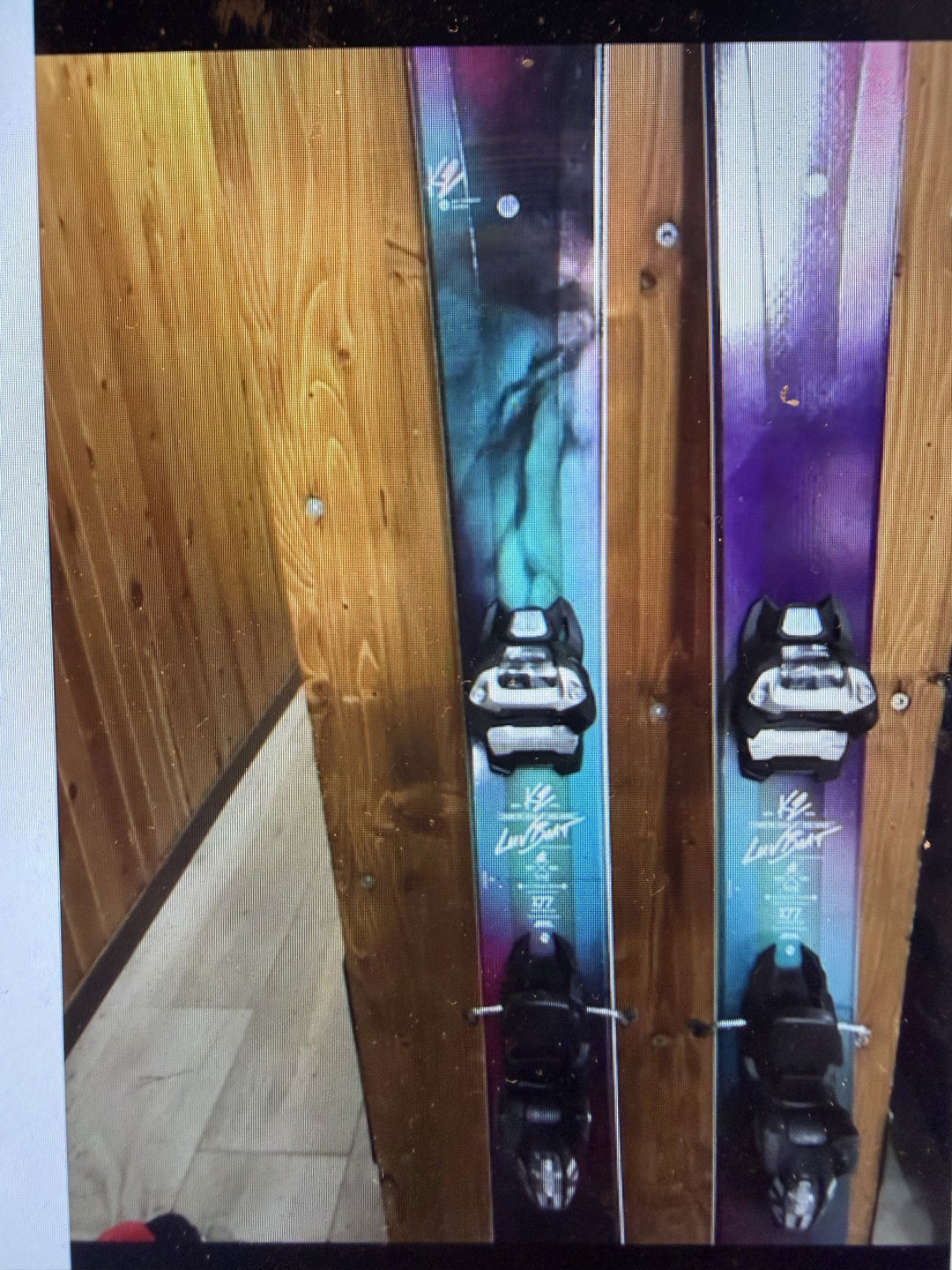 Sci freeride K2 sci Luv Boat 105 177cm + attacco Griffon usati