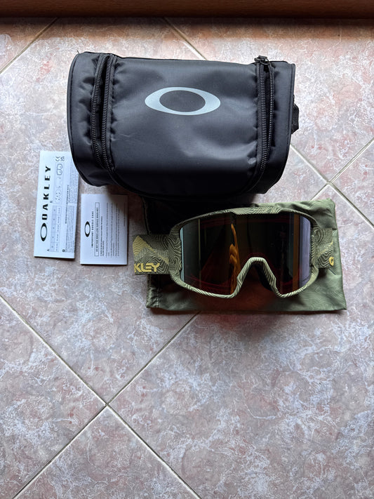 Maschera Oakley Line Miner L Sage Kotsenburg usata