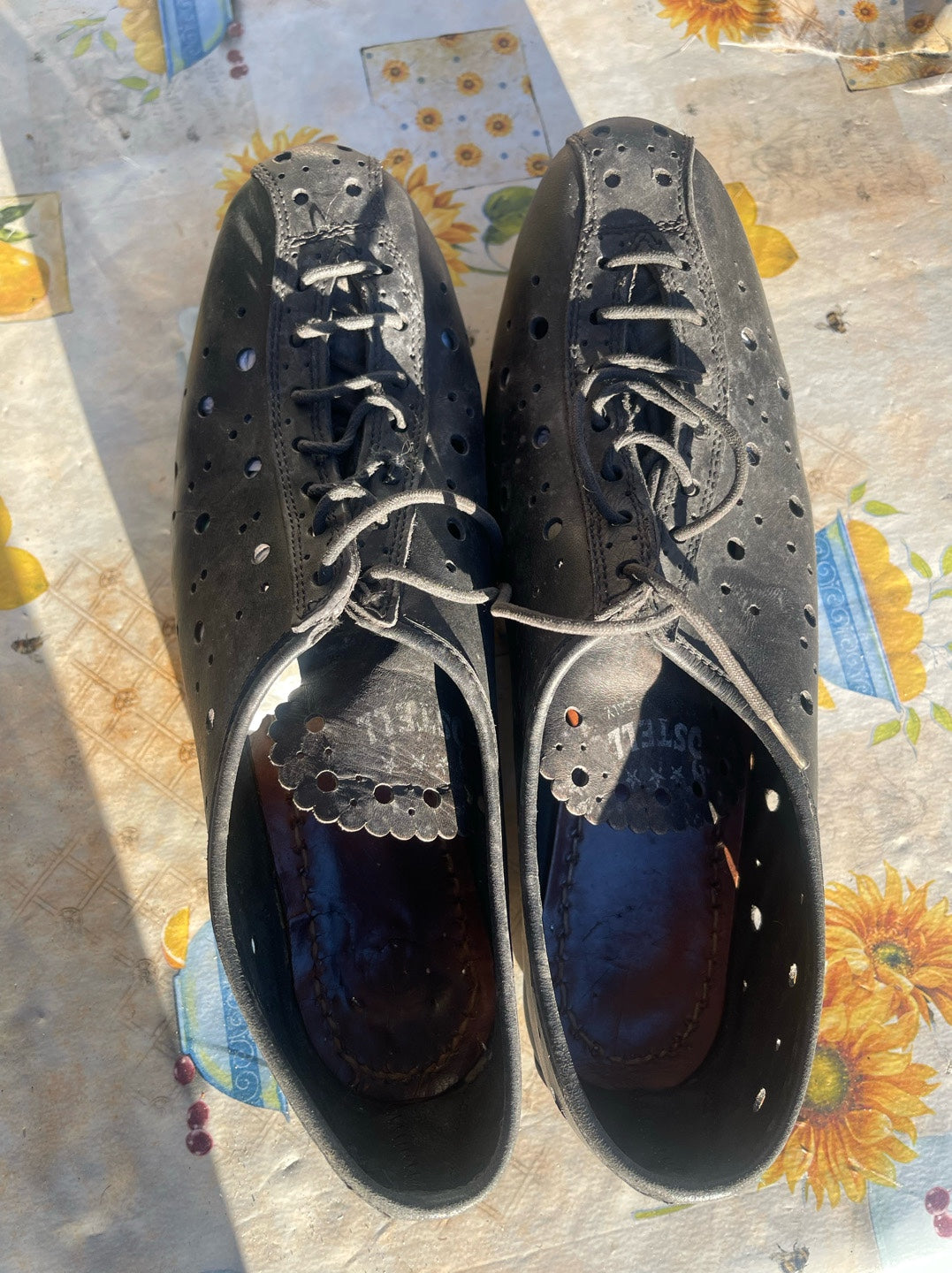 scarpe ciclismo originali de “L’Eroica” usate