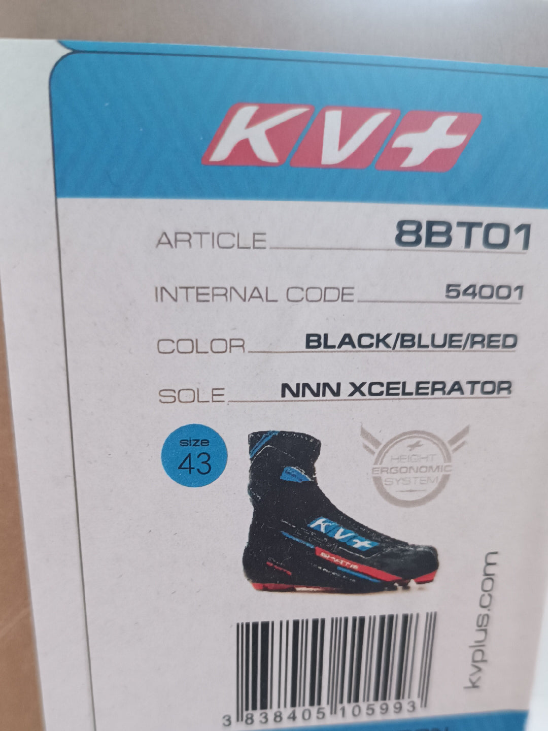 scarpa da sci di fondo ch1 kV+ n43 nuovi