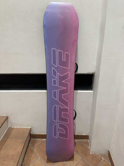 snowboard Drake Urban 154 + attacchi drake fifty50 usata