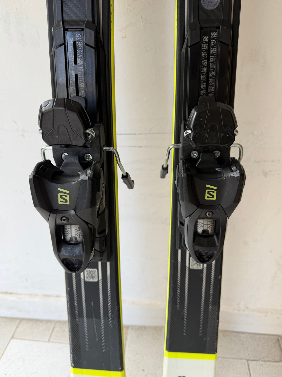 Sci Salomon S/MAX 8 + M11 GW L80 altezza 170 usati