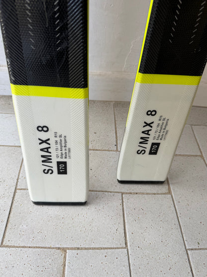 Sci Salomon S/MAX 8 + M11 GW L80 altezza 170 usati