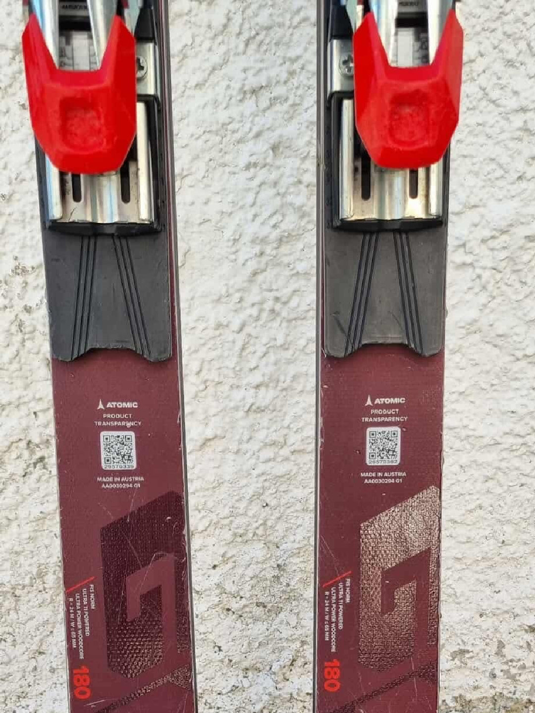 Sci Atomic Redster G9 FIS 180 cm usati