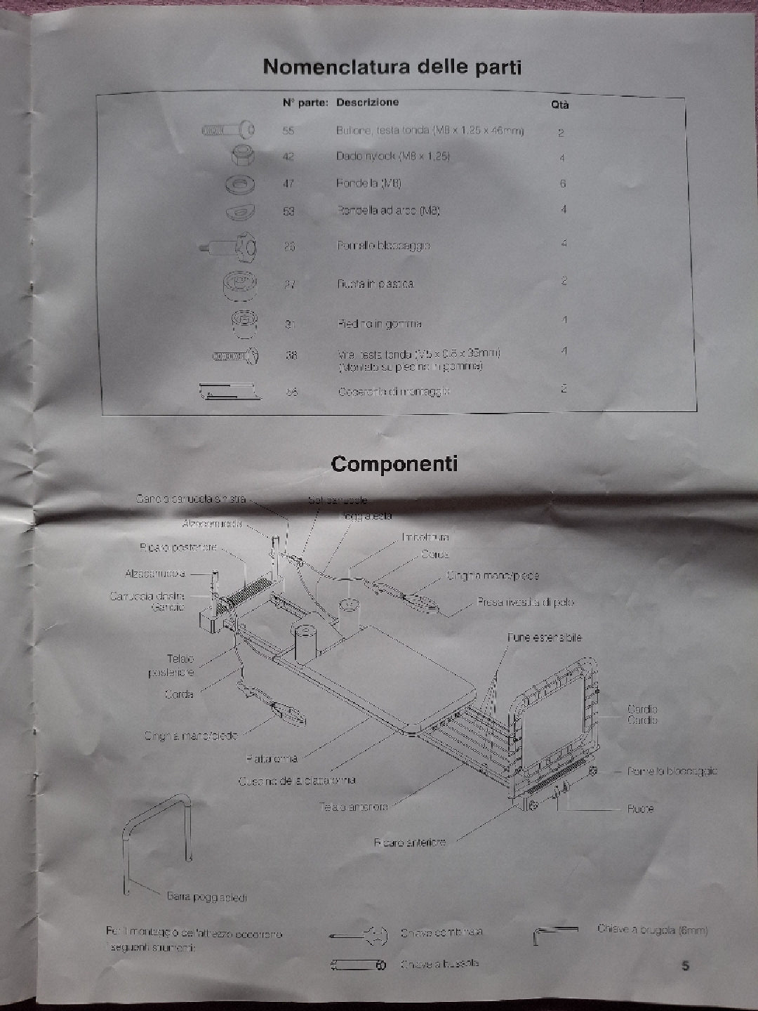 Reformer pilates pieghevole usato