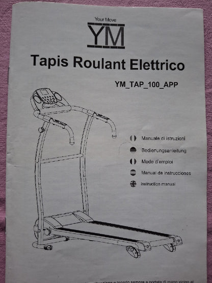 Tapis Roulant Your Move pieghevole usato