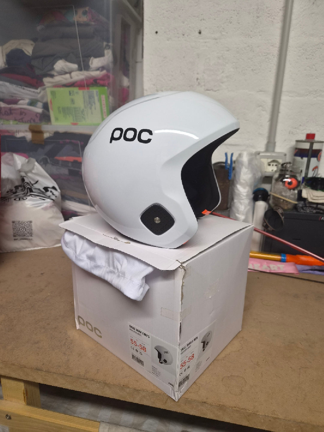 Casco sci POC skull dura tg. M 55-58cm solo indossato usato
