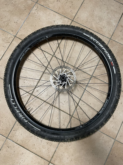 coppia cerchi bici Miche xm45 usati