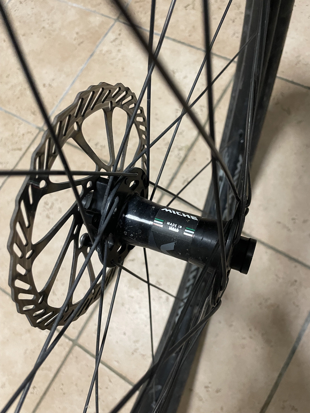 coppia cerchi bici Miche xm45 usati