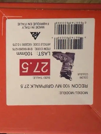 Scarponi sci K2 Recon 100 - tg. 27.5 (43) usati