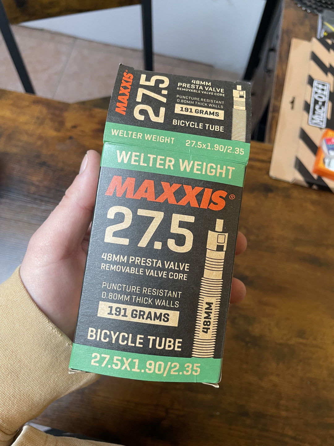 camera d’aria bici mai usata Maxxis 27.5 nuova