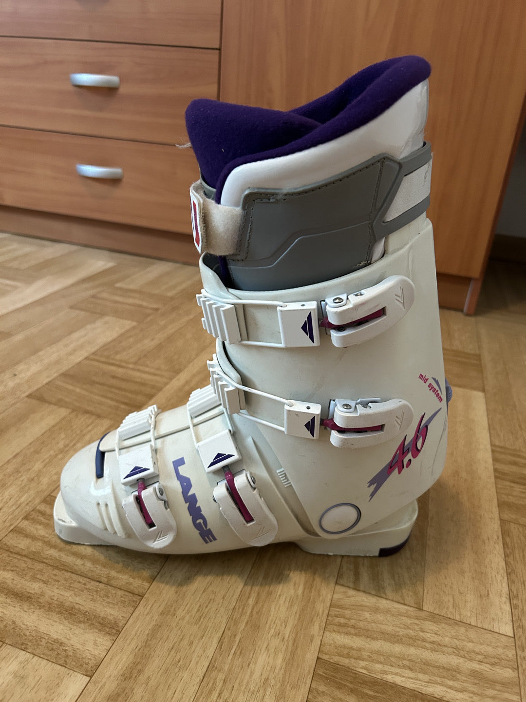 Scaponi sci vintage Lange bambino usato