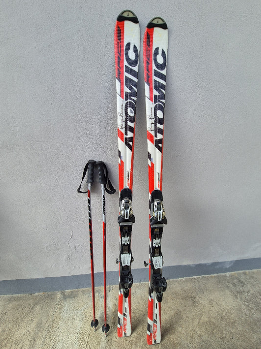 sci usato Atomic Aerospeed Race S Giorgio Rocca 174cm + attacchi + bacchette