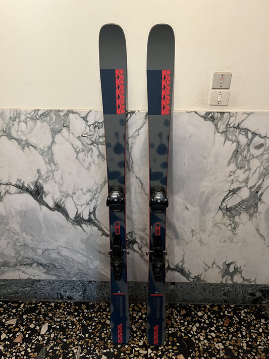 SCI K2 MINDBENDER 90 C 170cm ALL MOUNTAIN + ATTACCHI ATOMIC usati 3 volte