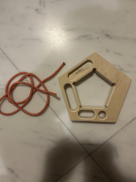 penta arrampicata hangboard in legno Climb nuovo