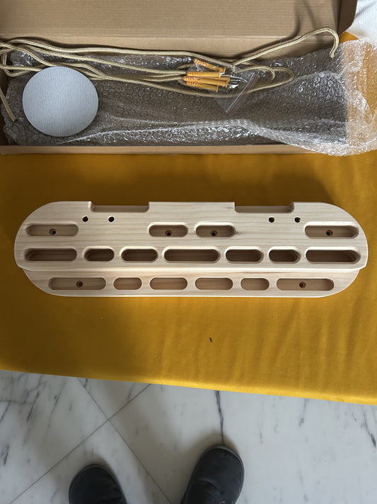 trave allenamento arrampicata legno hangboard nuova