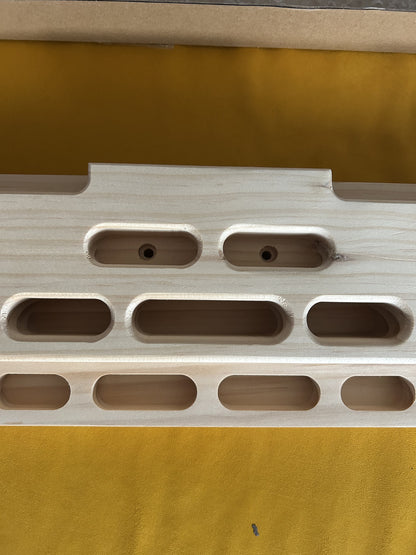 trave allenamento arrampicata legno hangboard nuova