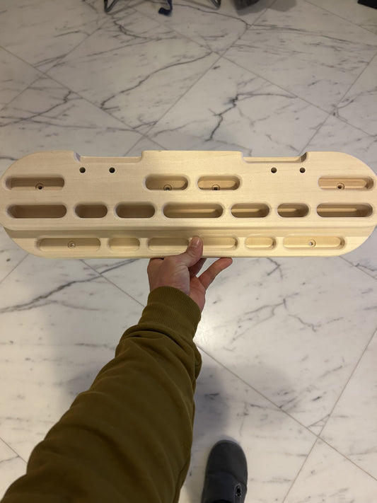 TRAVE in LEGNO arrampicata hangboard CLIMB