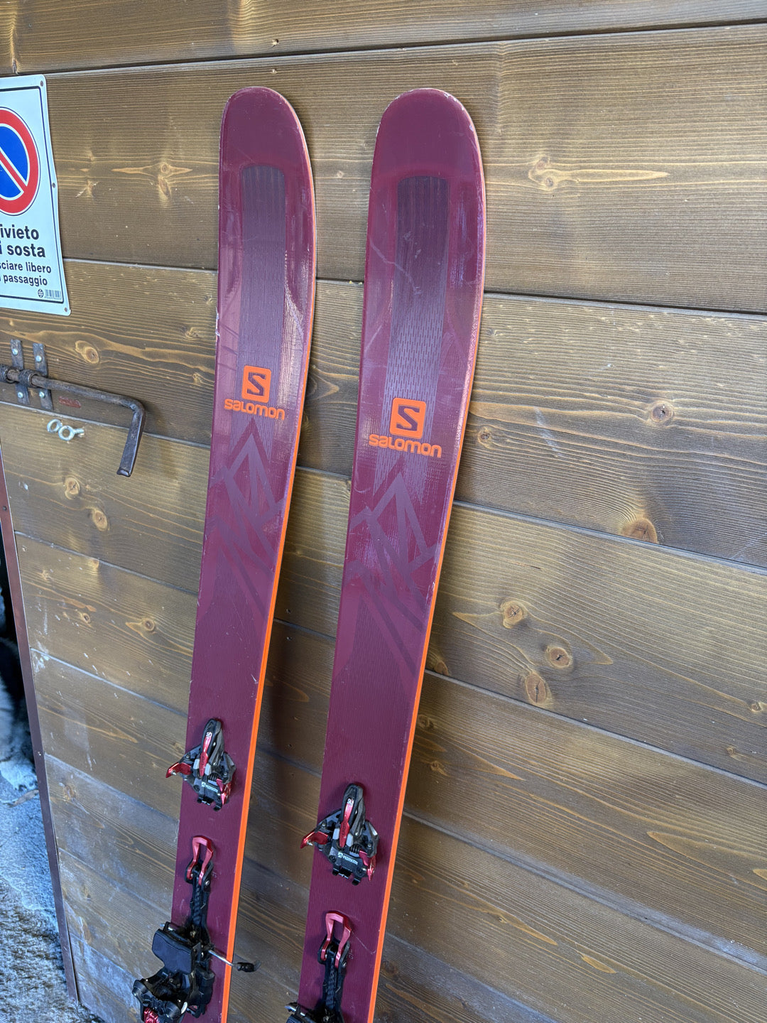 Sci scialpinismo Salomon QST106 181 cm + pelli usati – Weply