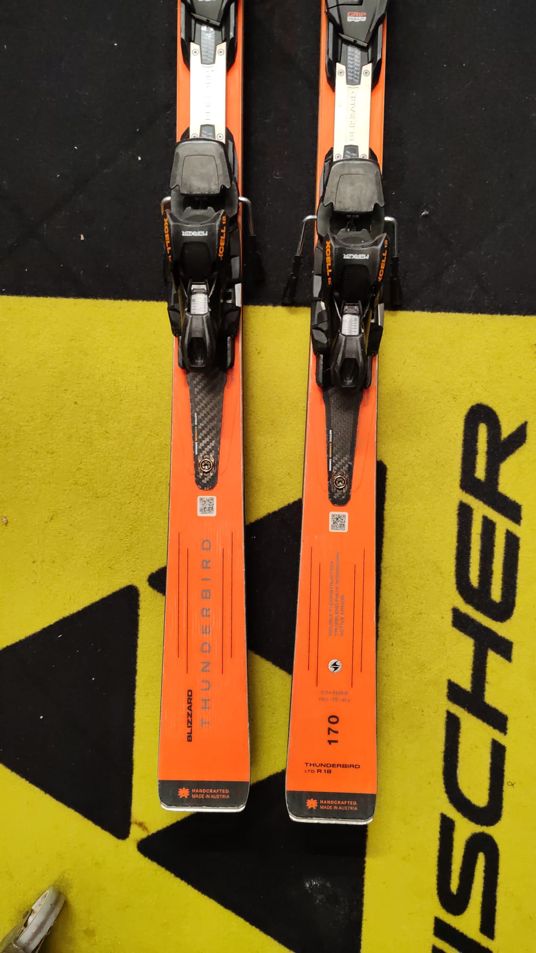 170cm Blizzard Thunderbird R18 LTD XCELL 12 usato